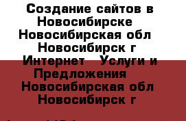 Создание сайтов в Новосибирске - Новосибирская обл., Новосибирск г. Интернет » Услуги и Предложения   . Новосибирская обл.,Новосибирск г.